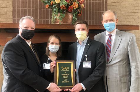 Bailey Medical Center Receives the 2020 Community Service Award from