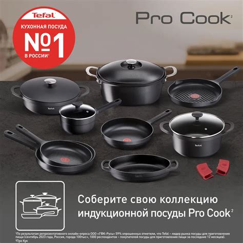 Сковорода-гриль круглая Tefal Pro Cook 26 см G6054075, цена 1999.00 руб ...