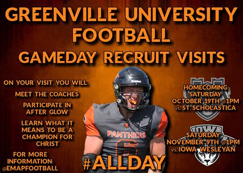 Greenville College Football Uniforms
