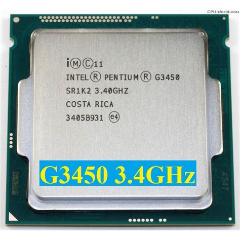 CPU Intel Pentium G3450 3.4G / 3MB / HD Graphics / Socket 1150 | Shopee ...