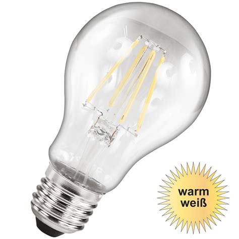 E Led Birne Watt Lumen Warmwei Mit Filament Leds Kabika De