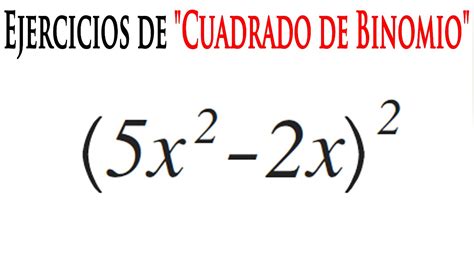 Formulas De Binomios