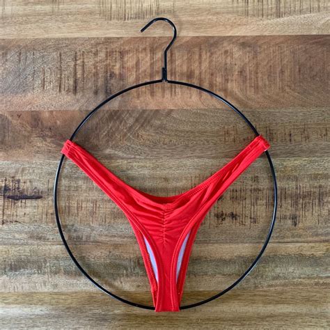 Brazilian Bikini Thong Cheeky Bottom Bikini Set Sexy Etsy Australia