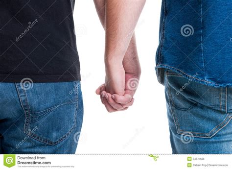 Hombres Gay Que Llevan A Cabo Las Manos Foto De Archivo Imagen De Sexo Orgullo 54672508