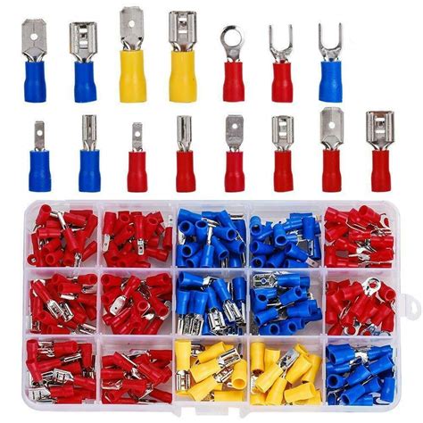 280 PCS Insulated Wire Electrical Connectors Assortment - Fork, Ring ...