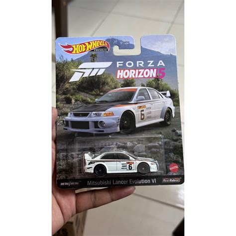 Hot Wheels Forza Horizon Mitsubishi Lancer Evolution Vi Shopee Malaysia