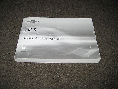 Chevrolet Malibu Owners Manual Ebay