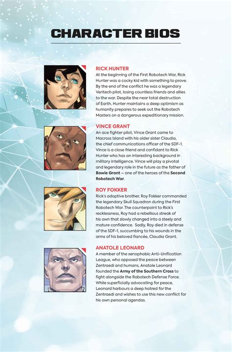 robotech rick hunter  preview  comics news