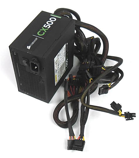 Corsair Cmpsu 500cx Cx500 500w 20 24 Pin Power Supply Ebay