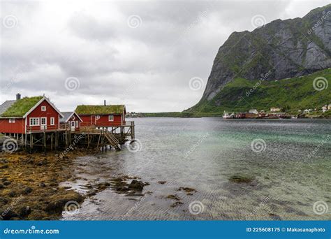 The Ferry Arrives from Nesna at the Levang Ferry Landing on the ...