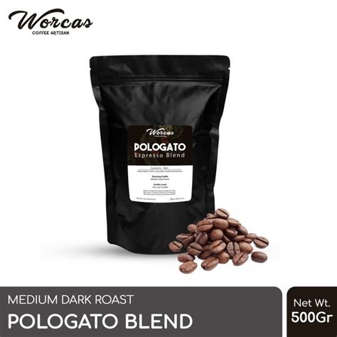 Jual WORCAS Kopi Pologato Espresso Blend 500 Gram BIJI BUBUK Di