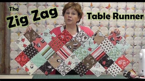 Zig Zag Charm Pack Table Runner Youtube Missouri Star Quilt