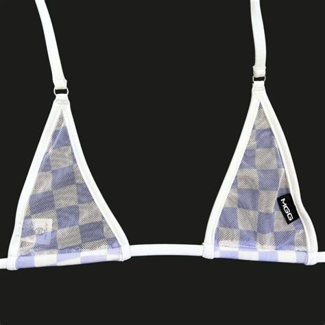 Surf Check Sheer Nano Bikini Top Micro Gigi