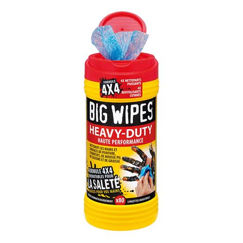 L Outil Parfait Lingettes Nettoyantes Big Wipes Hautes Performances