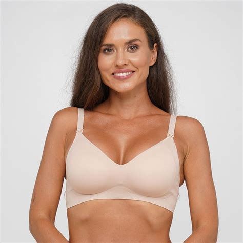 Бесшовный Бюстгальтер для кормления Premium Nude MumsCare магазин одежды и белья для