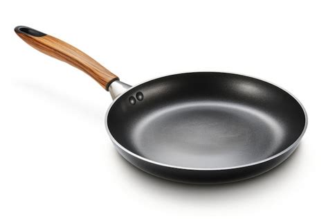 Premium AI Image Black Frying Pan With A Nonstick Teflon Coating