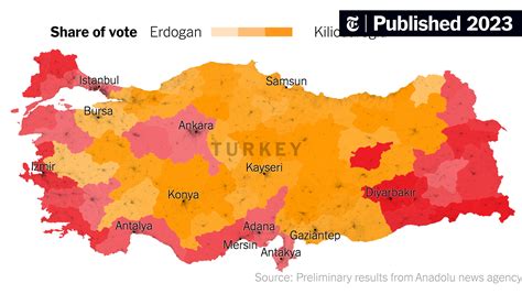 Turkey Election Maps Why Erdogan Is Headed For A Runoff The New York