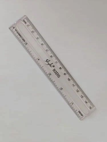 Plastic Scale 15 Cm at Rs 1.5/piece | Plastic Scale in New Delhi | ID: 18521912491