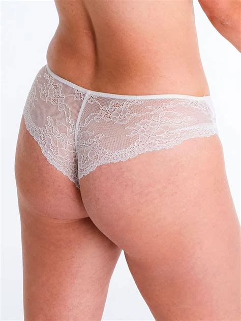 Shorty Tanga Aquarelle Brigitte Bardot Lingerie Blanc Kiabi