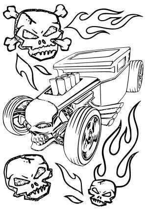 Free Hot Wheels Coloring Pages To Print