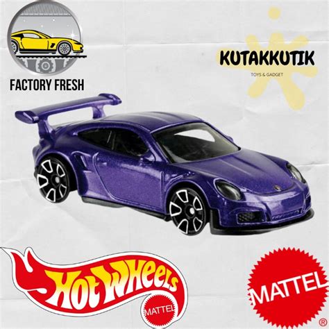UNGU Hot Wheels Porsche 911 GT3 RS Purple Factory Fresh Shopee Philippines