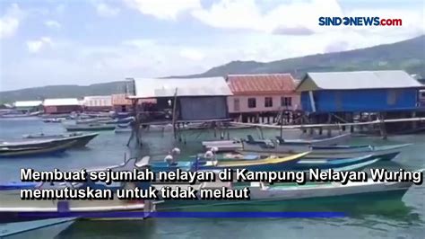 Cuaca Buruk Nelayan Di Sikka Tidak Bisa Melaut Video Dailymotion