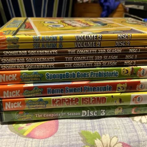 Lot De Pantalons Carr S Nickelodeon Bob L Ponge Dvd Eur