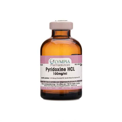Pyridoxine Hcl Injection Vitamin B6 Shots 100mgml
