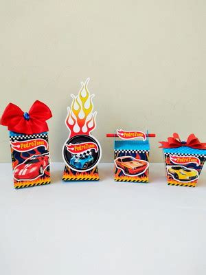 Kit Festa Hot Wheels Compre Produtos Personalizados No Elo