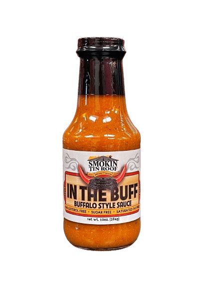 Buy In The Buff Ghost Pepper Buffalo Sauce Online Smokin Tin Roof