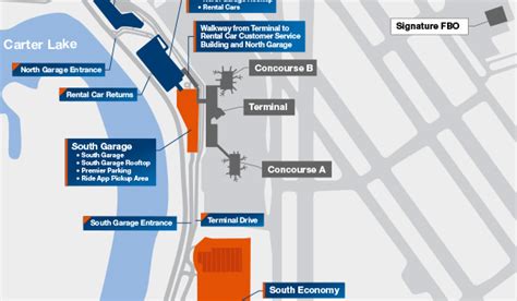 Airport Maps Oma Omaha Eppley Airfield