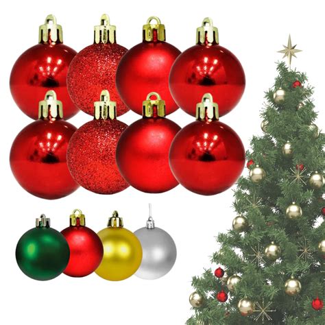 Bolas de Natal Grandes Kit 8 unidades 10cm Decoração Natalina