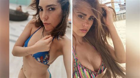 La Hija De Alejandra Guzm N Parece La Competencia A Yanet Garc A Con Las Mismas Poses En Bikini