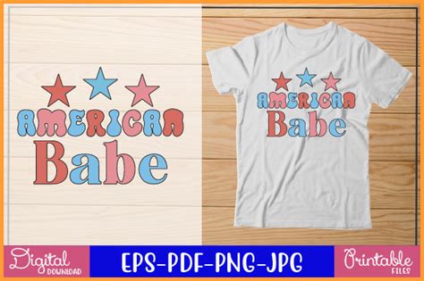 American Babe Sublimation Graphic By Crafthouse Creative Fabrica