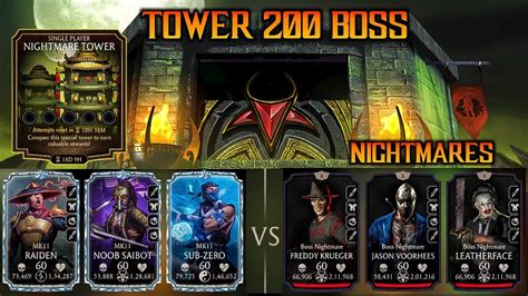 Mk Mobile Nightmare Tower Boss Battle Brutal Gameplay Early Access