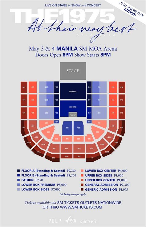 which section in moa arena is better? trying to see the 1975 in manila ...