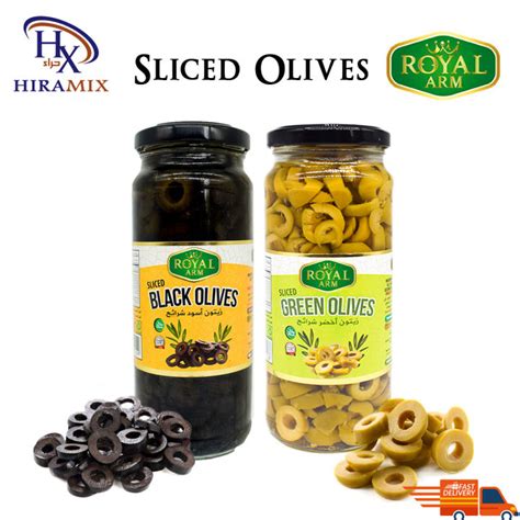 Royal Sliced Olive Green Sliced Olive Black Hijau Zaitun Dihiris