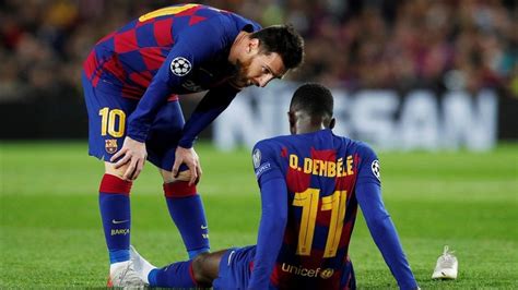 ¡dembélé Se Volvió A Lesionar Barcelona Necesita Una Limpia