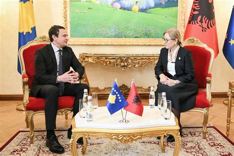 Prime Minister Kurti Was Received At The Meeting By The Speaker Of The