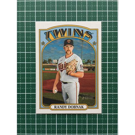 TOPPS MLB 2021 HERITAGE 334 RANDY DOBNAK MINNESOTA TWINS ベースカード