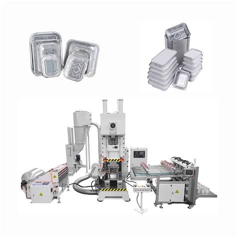 Full Automatic Aluminum Foil Container Food Packaging Machine