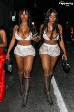 Shannon Shannade Clermont S Sexy Showstopper At Partynextdoor S Lingerie Pajama Party In Los
