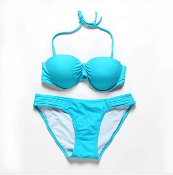 Купальник AliExpress Sexy Women s Bikini Set Pure Push Up Padded Bra Swimwear Swimsuit отзывы