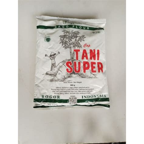 Jual Tepung Sagu Tani Cap Tani Super Gr Sagu Tani Gr Sagu Tani