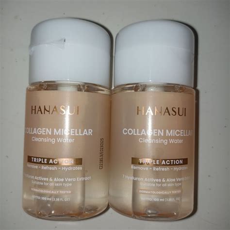 Jual Original Hanasui Collagen Micellar Cleansing Water Triple