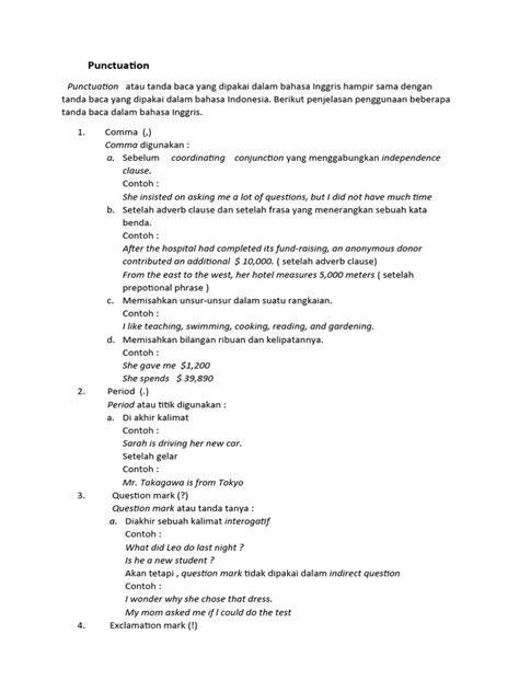 Punctuation | PDF | Language Mechanics | Grammar