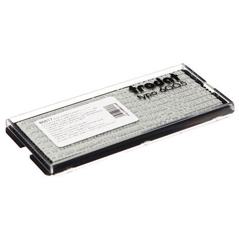 Вопросы и ответы о Касса букв Trodat 6005, 360 символов, шрифт ...