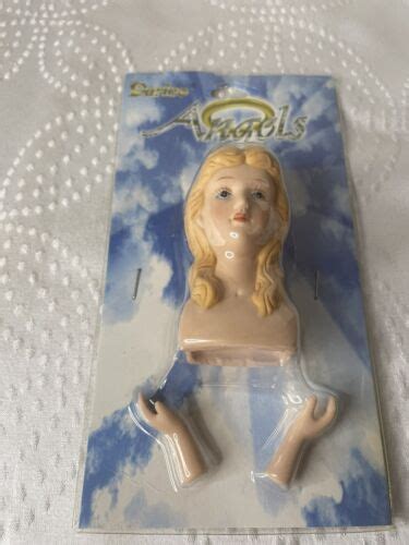 Darice Angels Porcelain Doll Head Hands Inch Blonde NEW