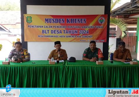 Gelar Musdessus Penetapan Kpm Blt Dd Tahun Pemdes Pandian