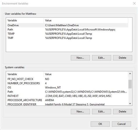 How to Edit the Path Environment Variable in Windows 10